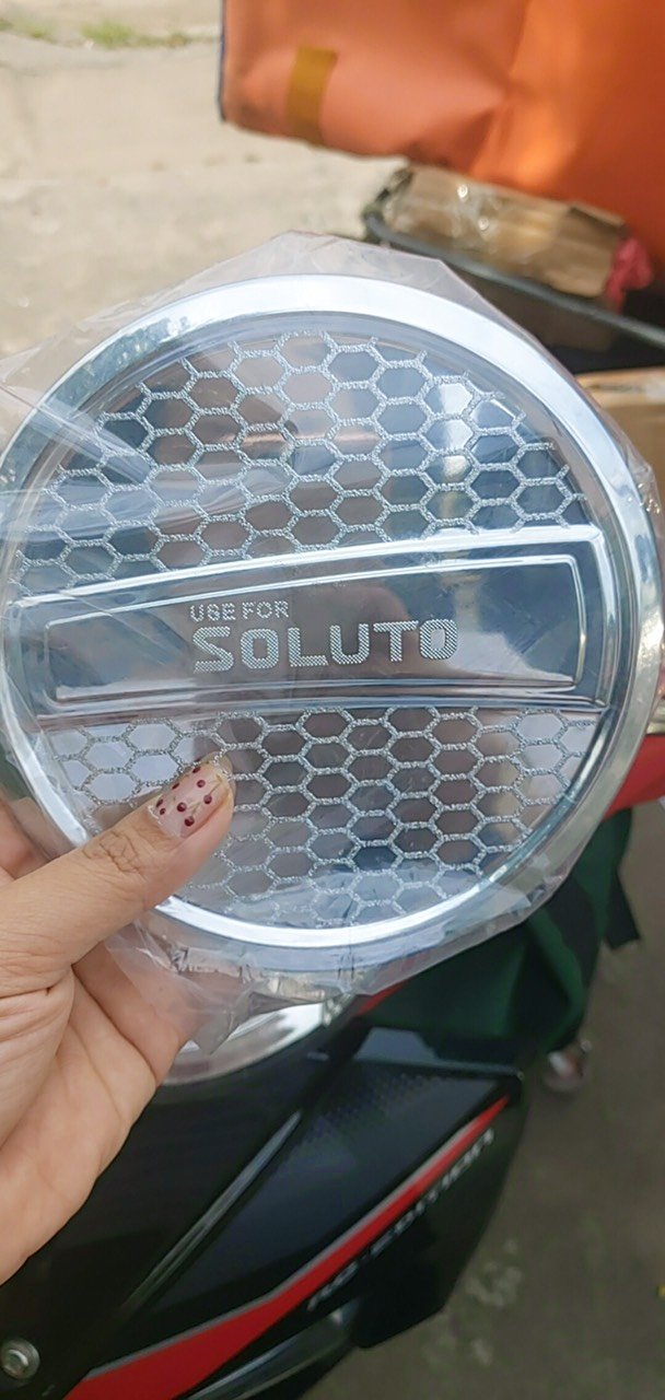 Ốp nắp xăng mạ Cao Cấp xe Kia Soluto 2019