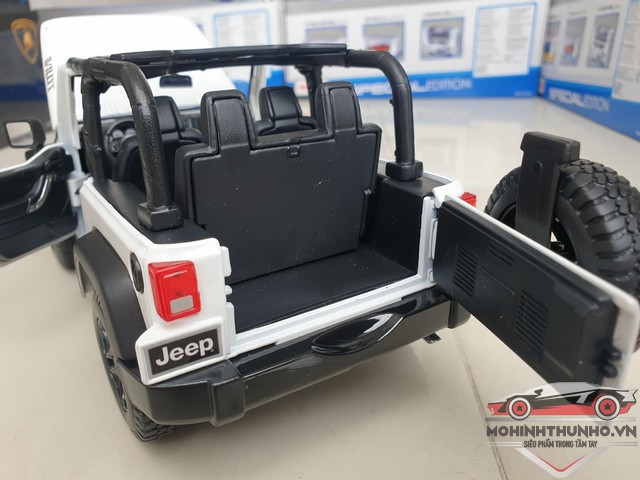 Xe mô hình Jeep Wrangler Rubicon, tỉ lệ 1:18
