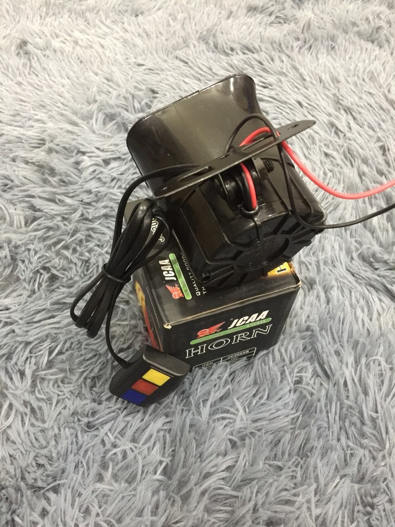 CÒI HÚ 3 CHẾ ĐỘ 12V DÀNH CHO XE MÁY XE ĐẠP ĐIỆN
