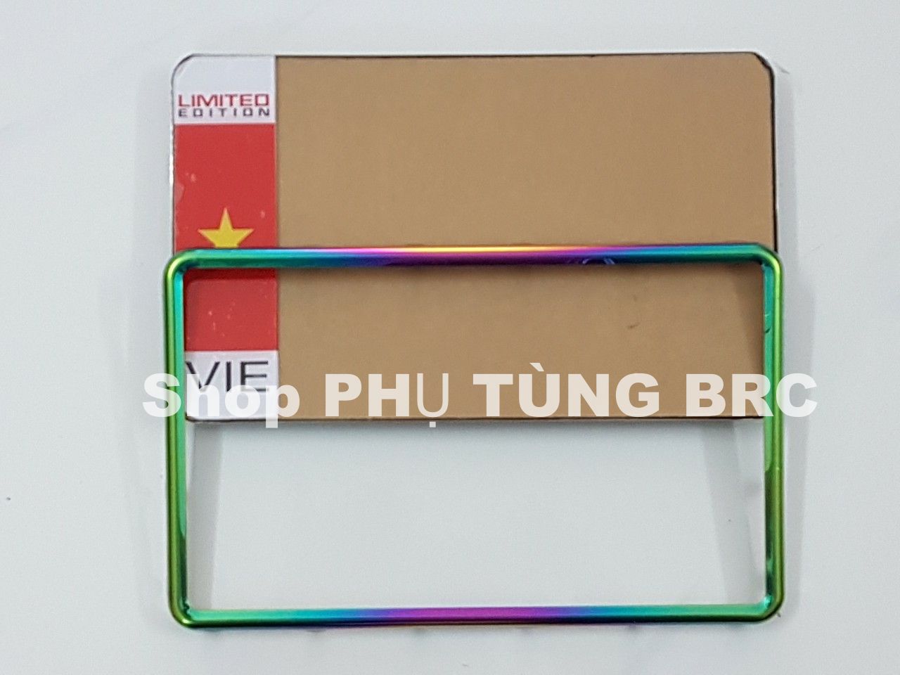 Biển số titan loại dài