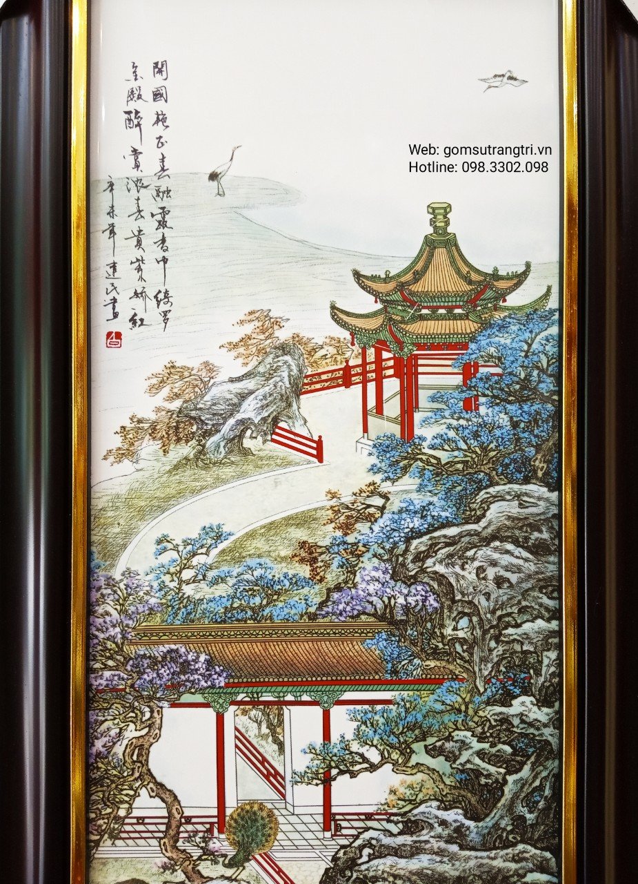 TRANH SỨ SƠN THỦY