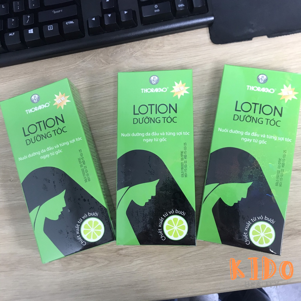 Lotion dưỡng tóc tinh dầu bưởi kích thích mọc tóc Thorakao 120ml