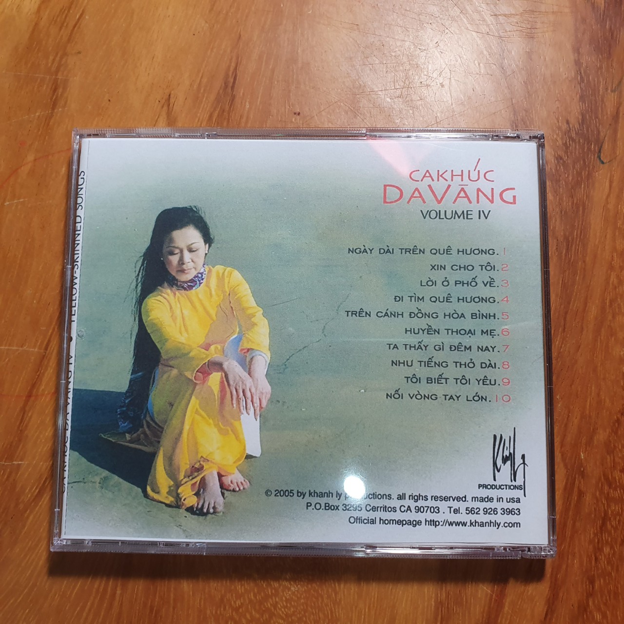 [MDCD] BỘ 4 CD KHÁNH LY - CA KHÚC DA VÀNG