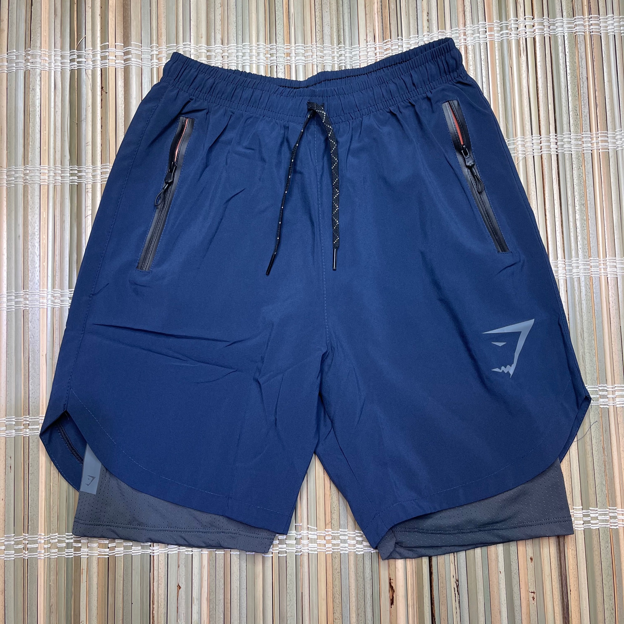 Quần short thể thao nam 2 lớp size XL