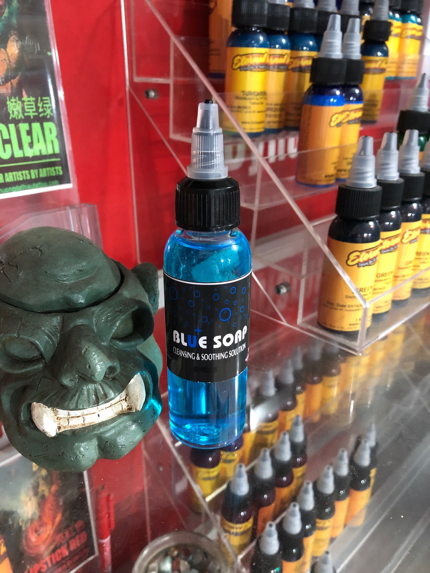 Dung dịch vệ sinh hình xăm,bluesoap đậm đặc 60ml
