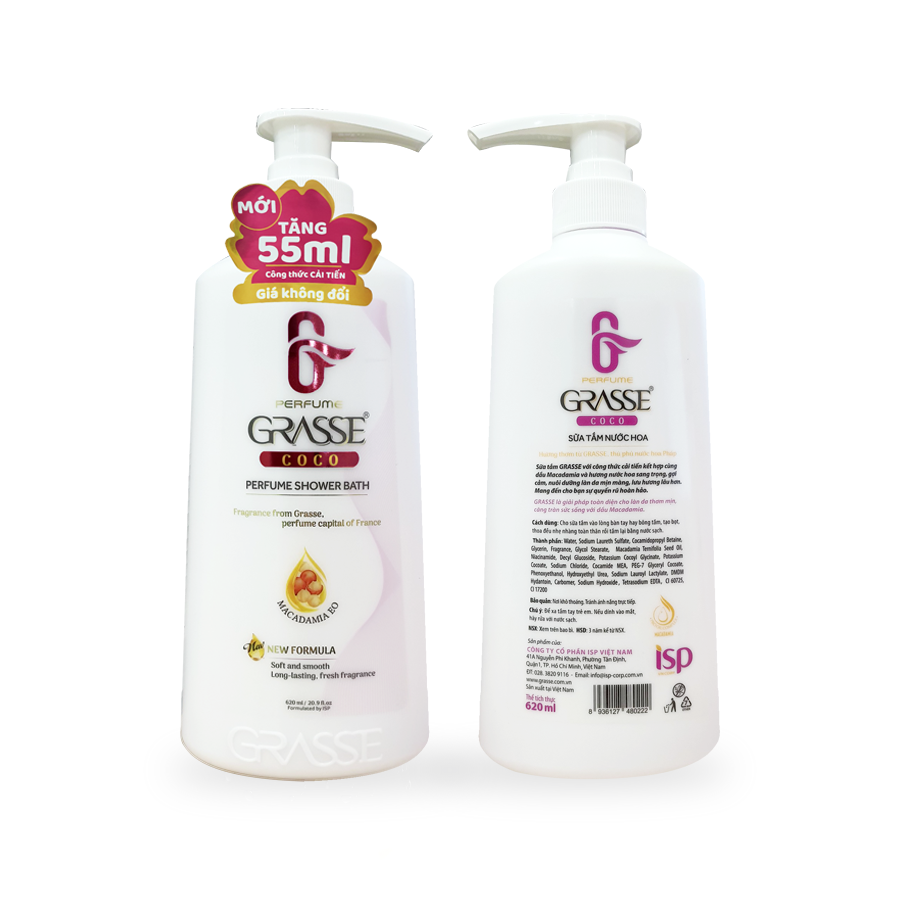GRASSE - COMBO 2 Chai Sữa Tắm Nước Hoa 620 ml