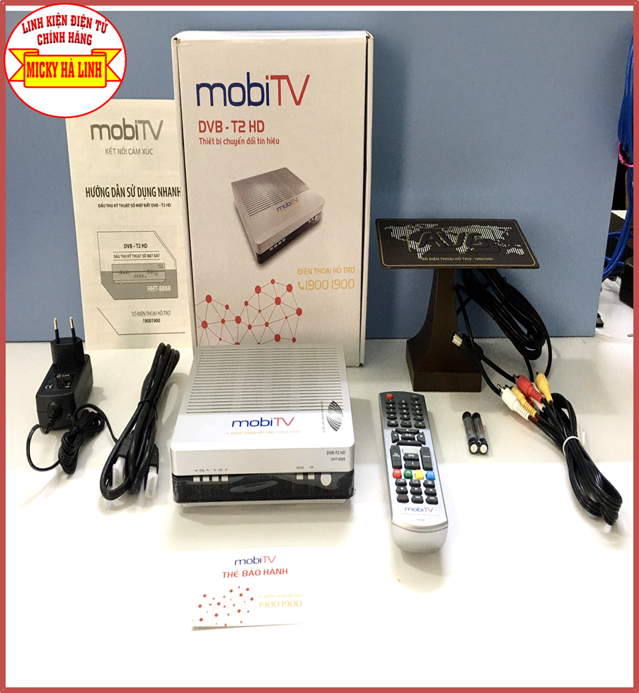 HCMBộ đầu thu DVB T2 mobiTV và anten trong nhà