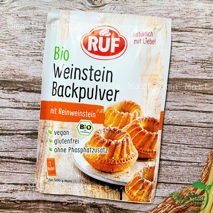 Baking powder organic RUF 20g-Germany