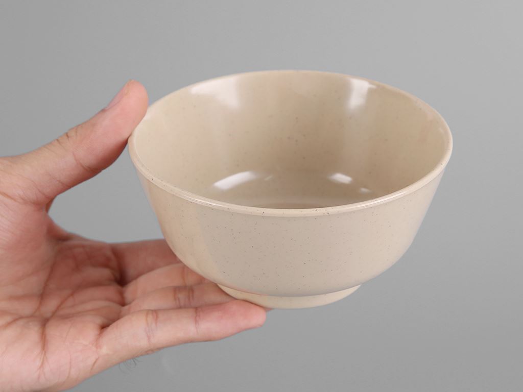 Chén cơm nhựa phíp melamine màu nâu CO 02