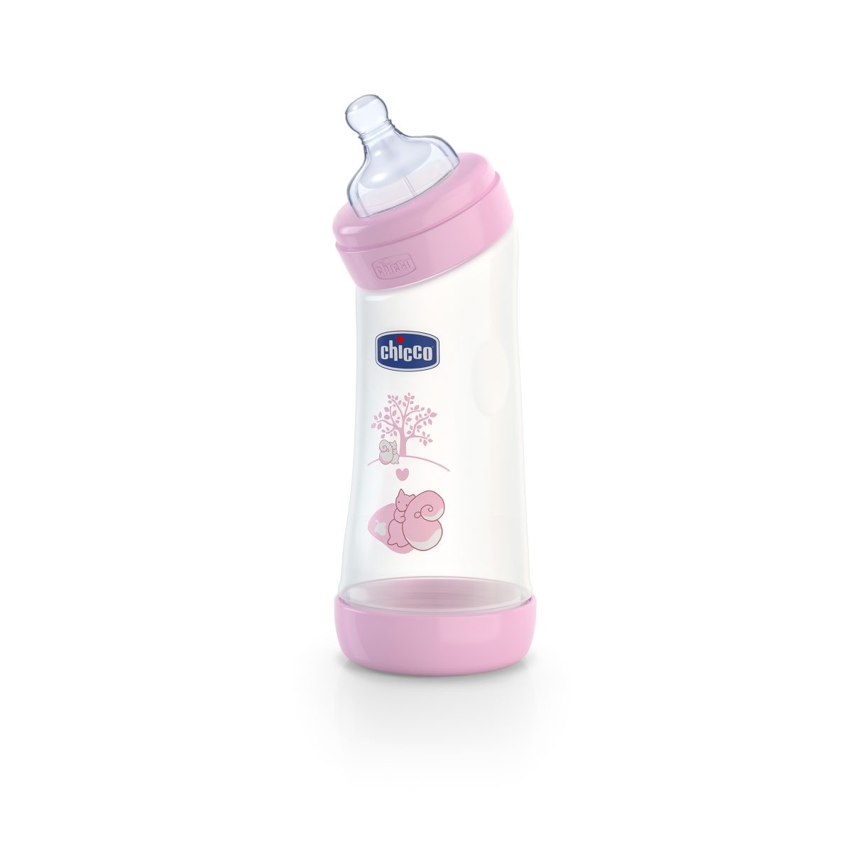 BÌNH SỮA CỔ NGHIÊNG NÚM SILICON 250ML
