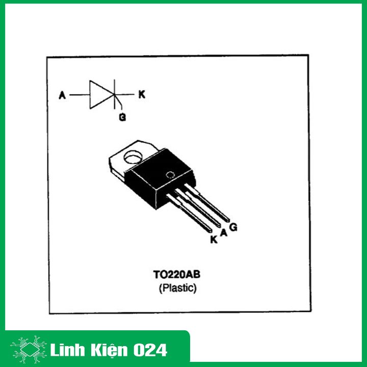 Thyristor TYN1225 TO-220 điện áp 1200V 25A