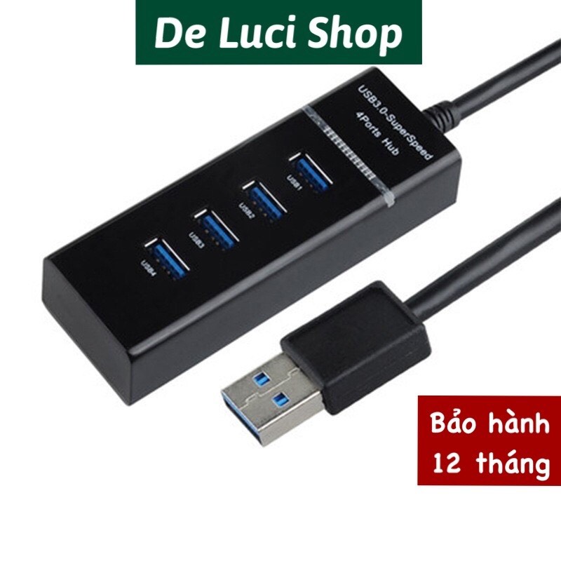 Bộ chia USB từ 1 thành 4 cổng USB tốc độ 3.0, Hàng chuẩn [HUB USB 3.0]