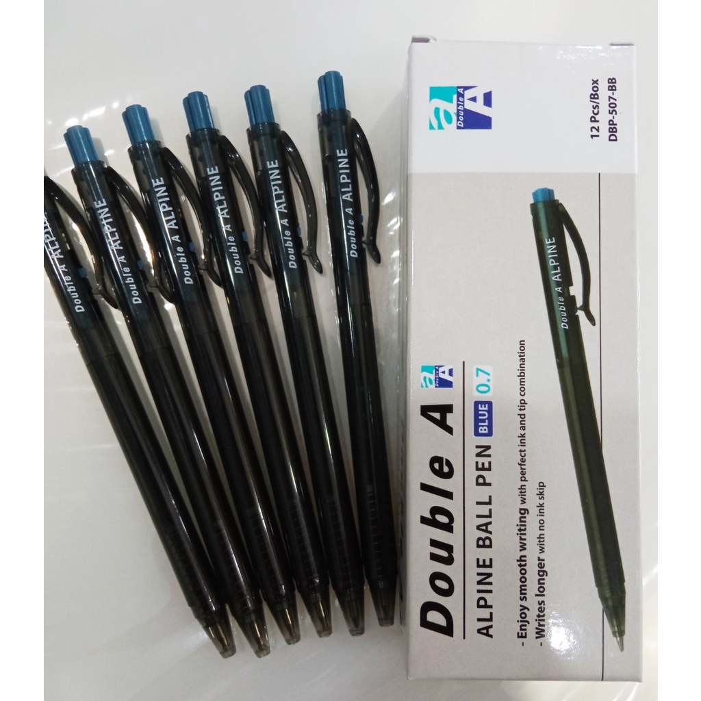 Bút Bi DOUBLE A Mực Xanh