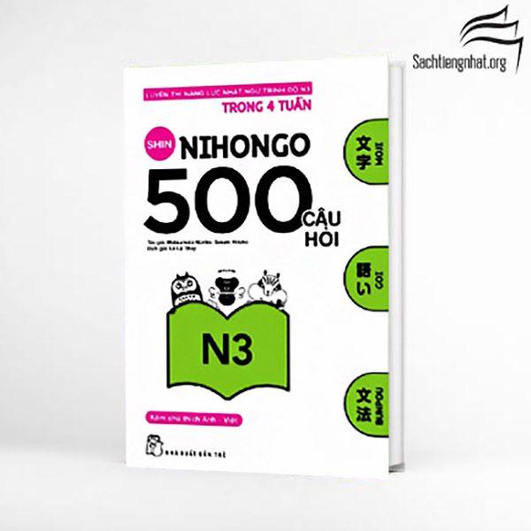 Sách Tiếng Nhật - 500 Câu Hỏi N3 - Shin Nihongo 500 N3