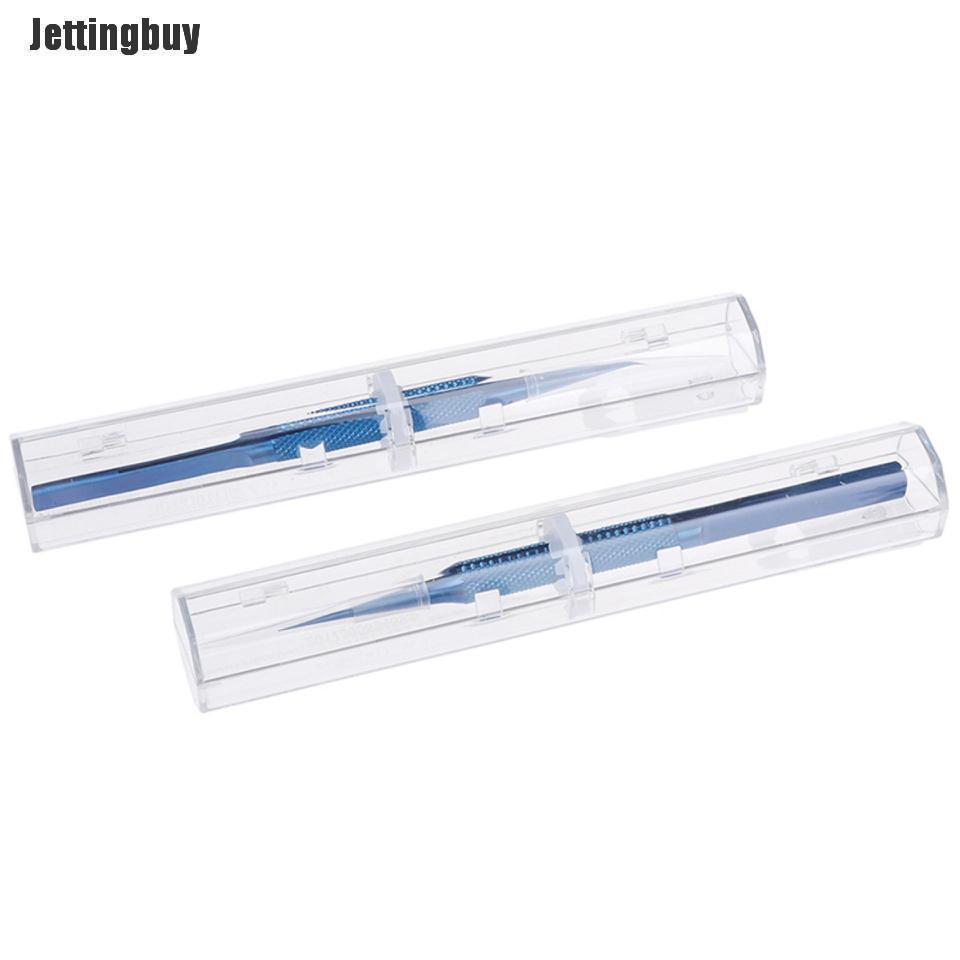 Jettingbuy Titanium Alloy Tweezers Repair Tool 0.15mm Edge Precision Fingerprint Tweezers