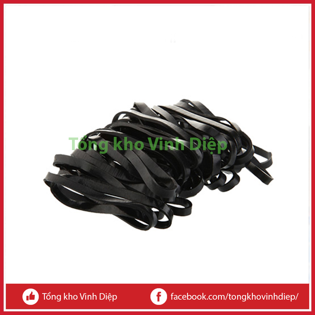 Gói 100g Chun buộc tóc đen, nhiều màu