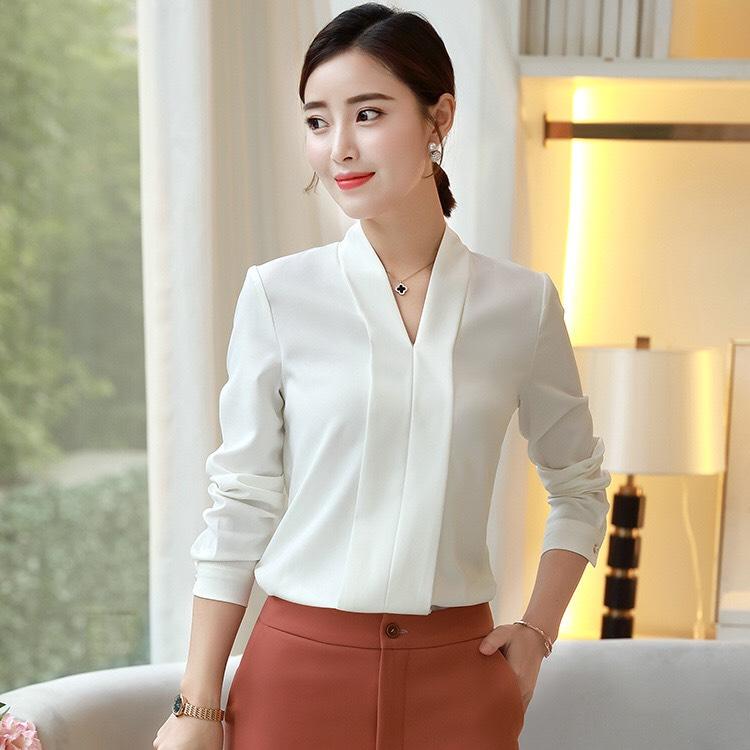 ÁO KIỂU CÔNG SỞ CỔ BẺ SIÊU HÓT