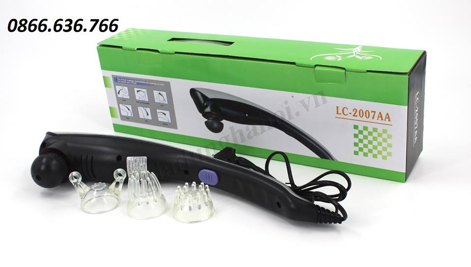 MÁY MASSAGE CẦM TAY 3 ĐẦU LC