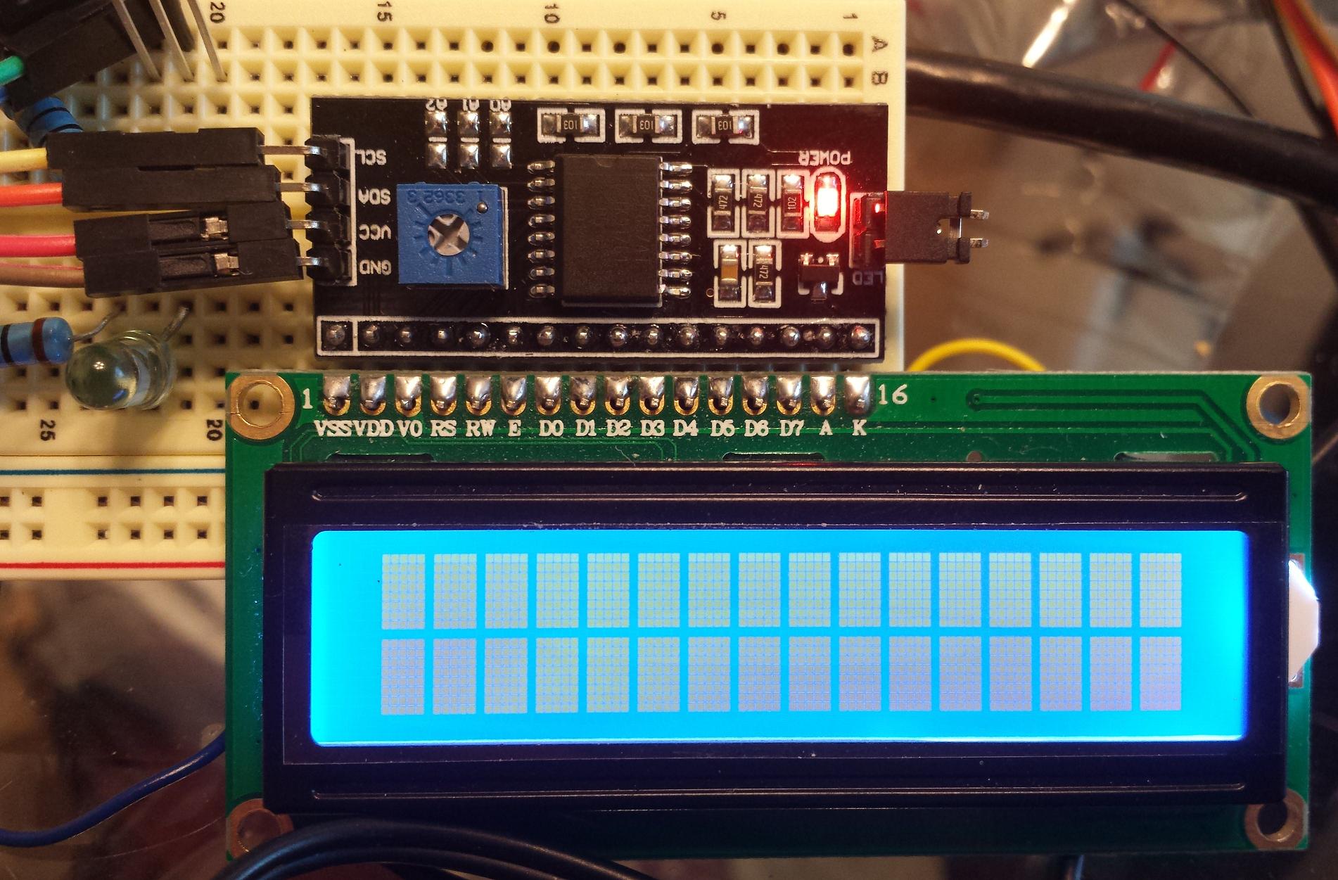 Lcd1602 1602A Blue Screen