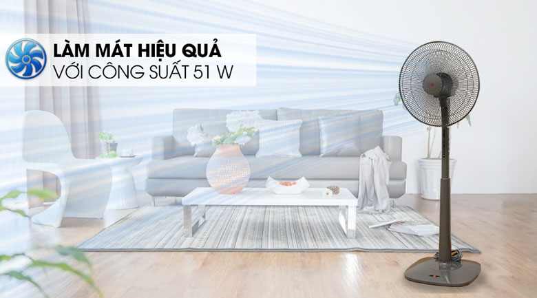 [HÀNG CHÍNH HÃNG] Quạt đứng KDK có điều khiển M40K (TGY/GY) Xám