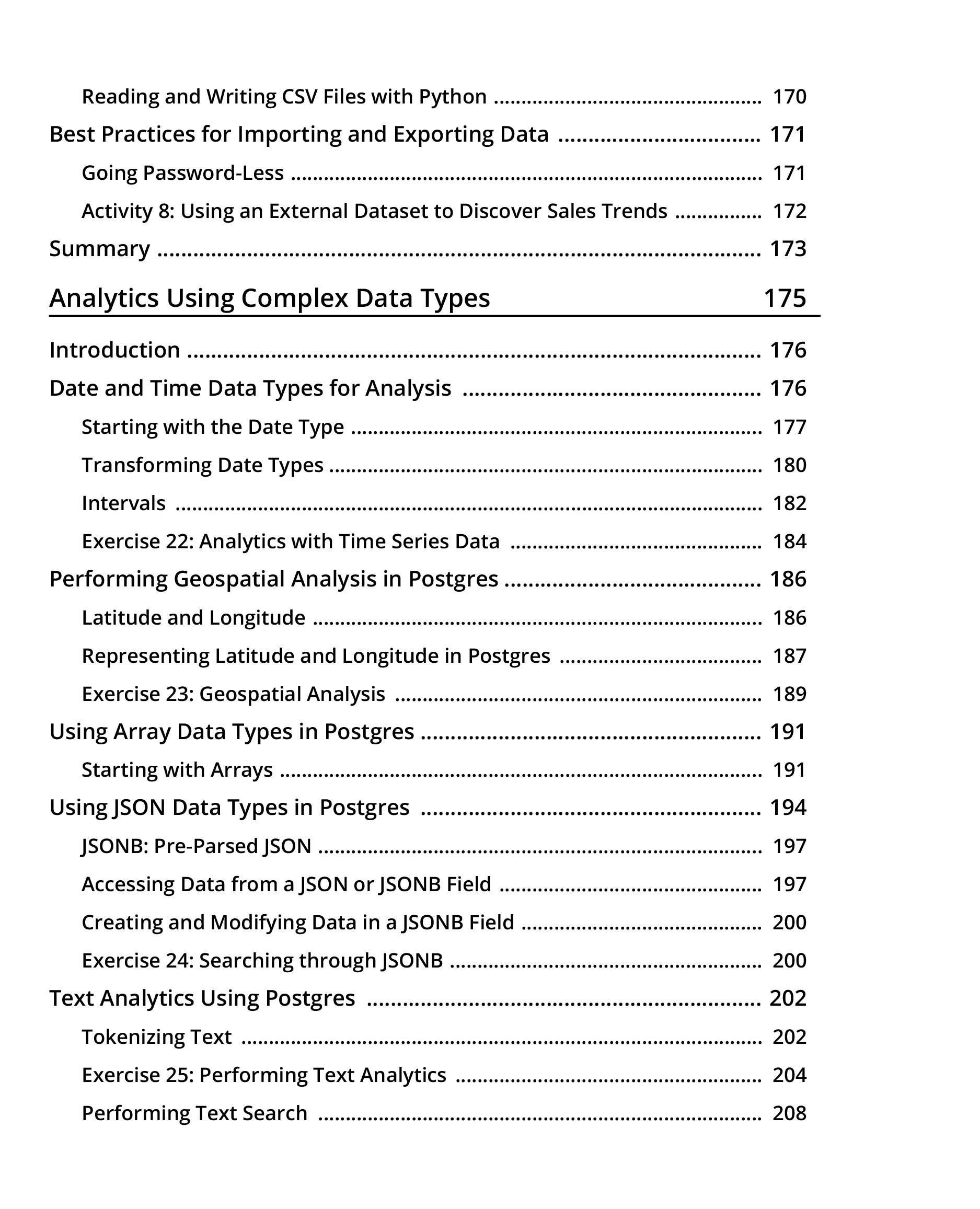 SQL for Data Analytics