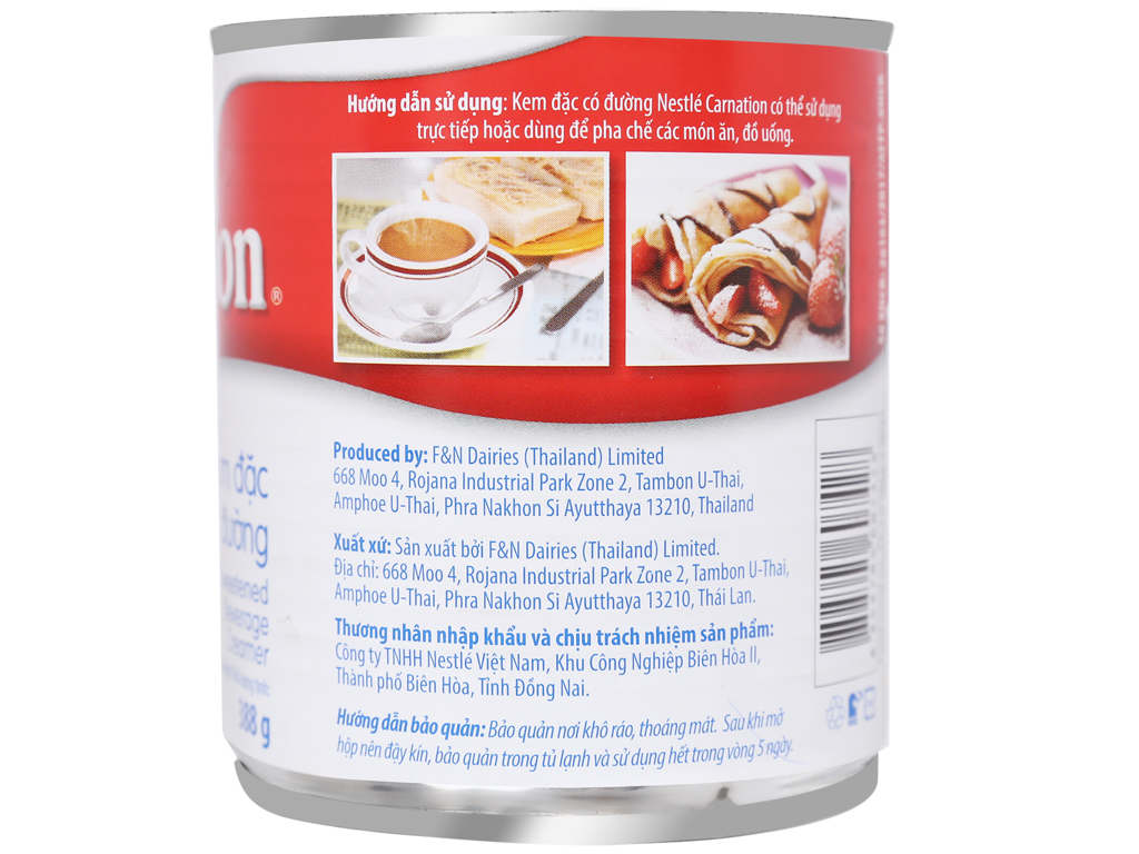 Sữa Đặc Có Đường Nestle Carnation 388G Date 10/2026