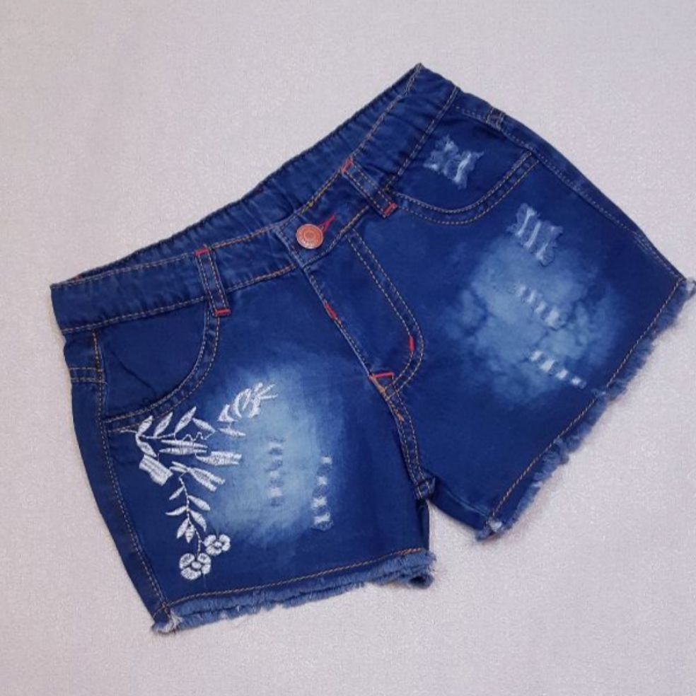 Quần short jean cho bé gái