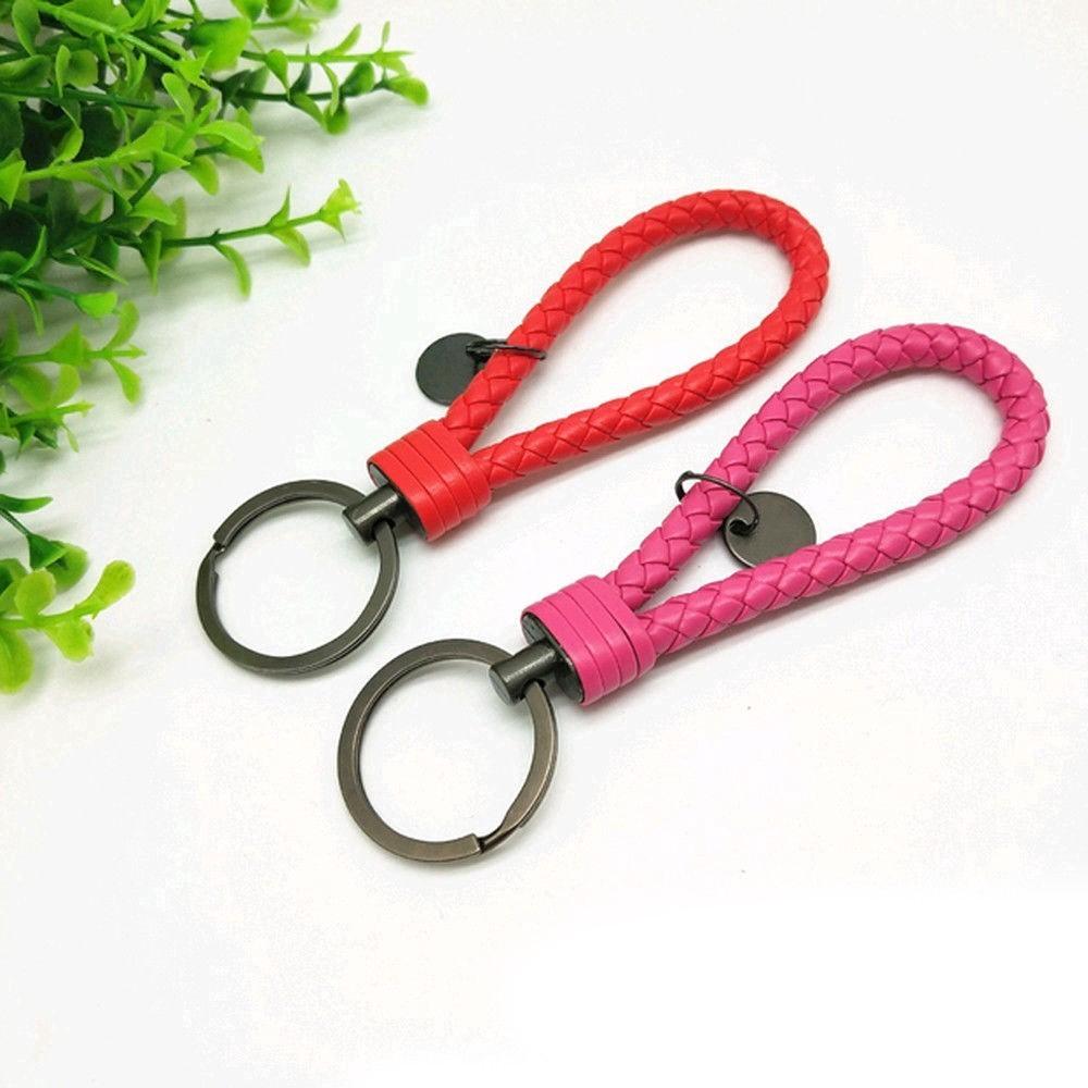 Siêu rẻ Móc khóa kiểu dây da thời trang (màu ngẫu nhiên)
