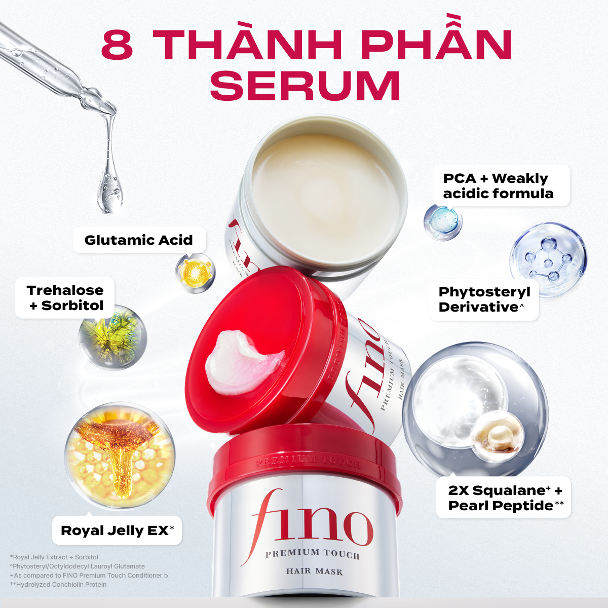 [Tiết Kiệm Hơn] Bộ 2 Kem Ủ Tóc Cao Cấp Fino Premium Touch 230G
