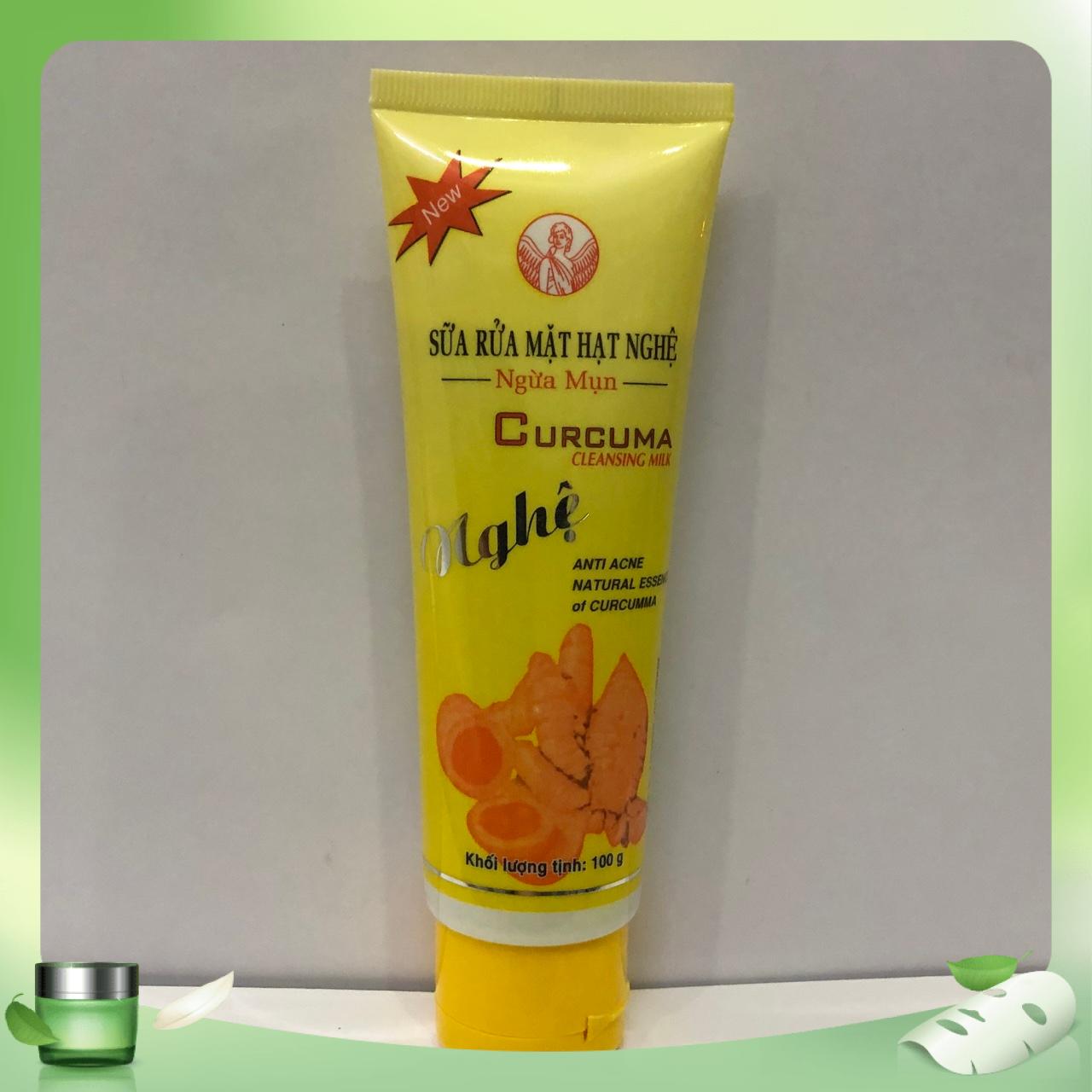 Sữa rửa mặt hạt nghệ ngừa mụn Thorakao100g