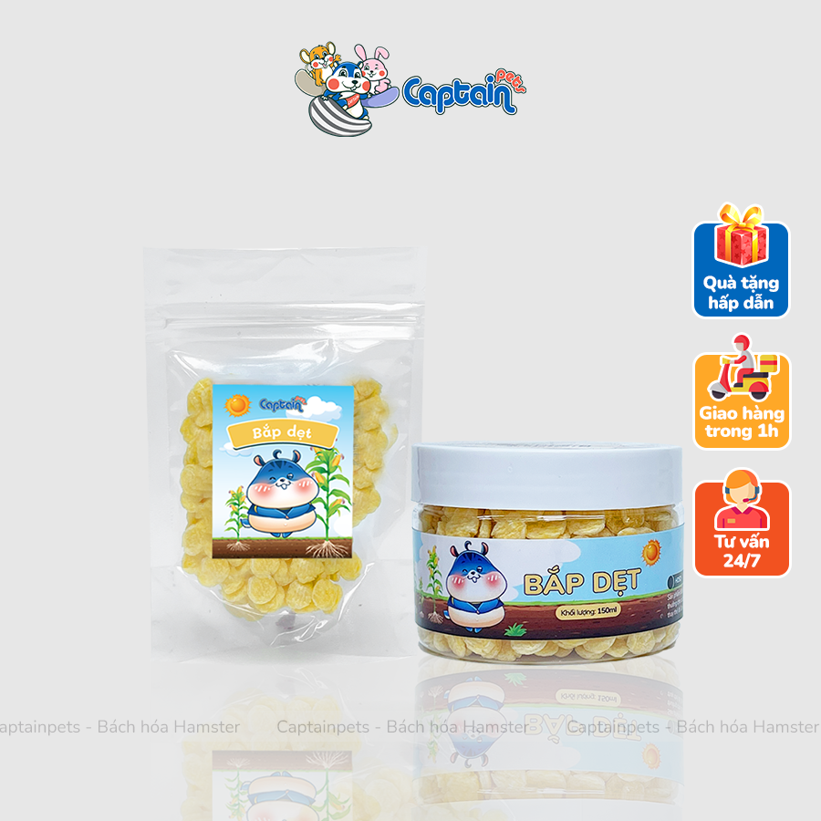 [FREESHIP MAX] Bắp cán dẹt - Đồ ăn vặt cho Hamster - Bách hóa Hamster