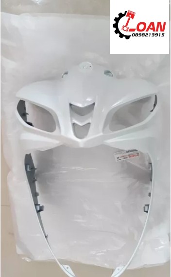 Mặt nạ đen jupiter Fi màu trắng Yamaha shop phụ tùng honda