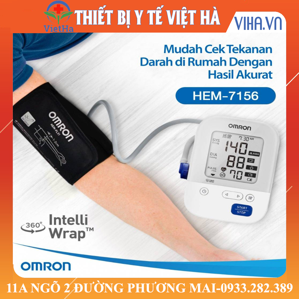 Máy đo huyết áp bắp tay Omron HEM 7156
