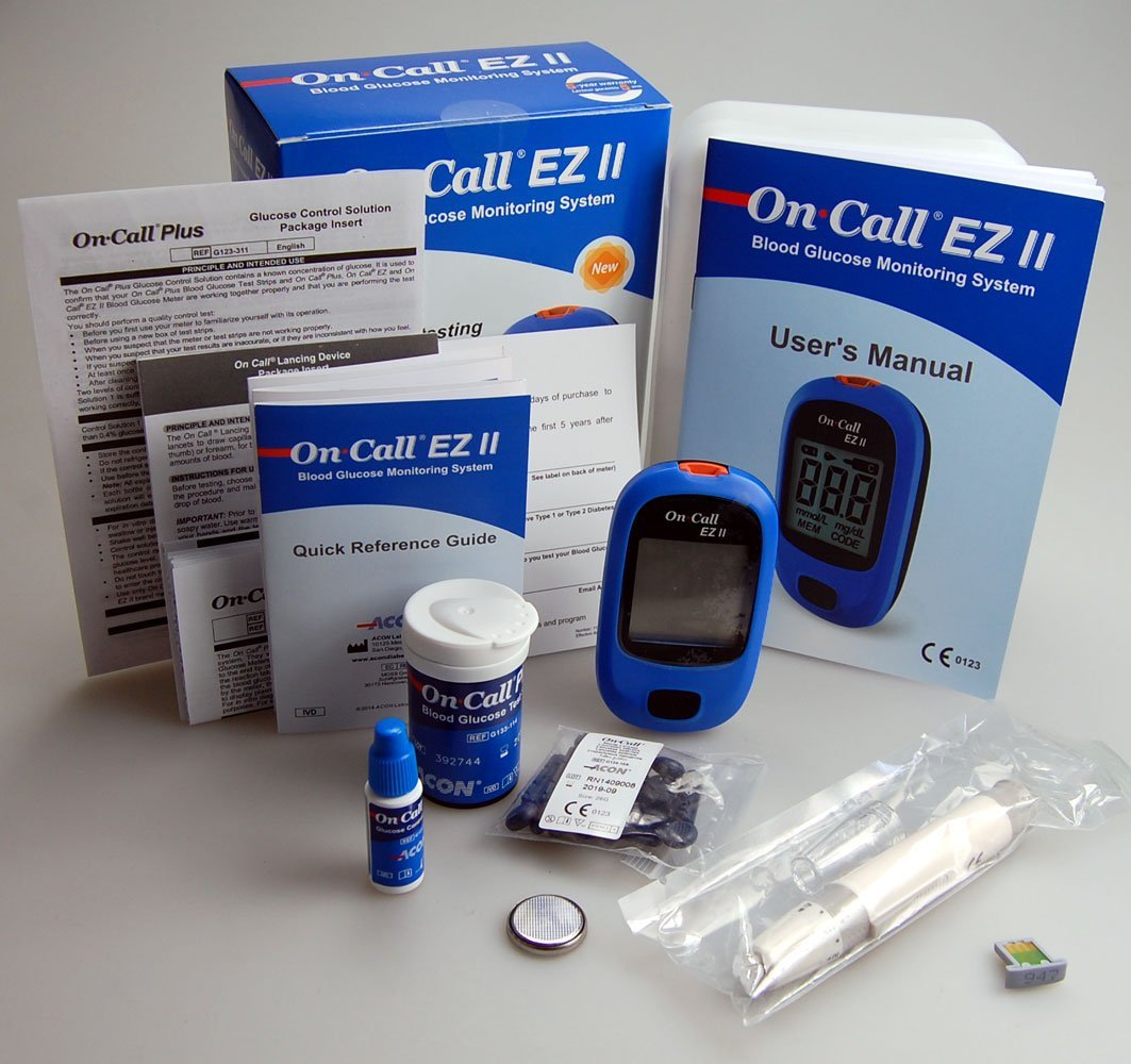 Que thử đường huyết On Call Plus