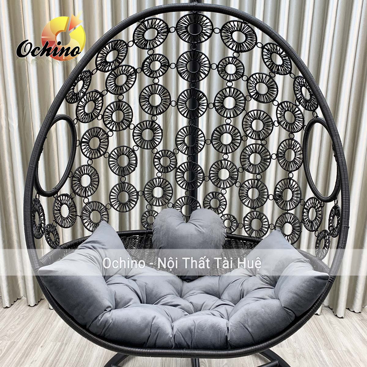 (FREESHIP) Xích Đu Hoa Đơn Để Ban Công Sang Chảnh (Có Sẵn)