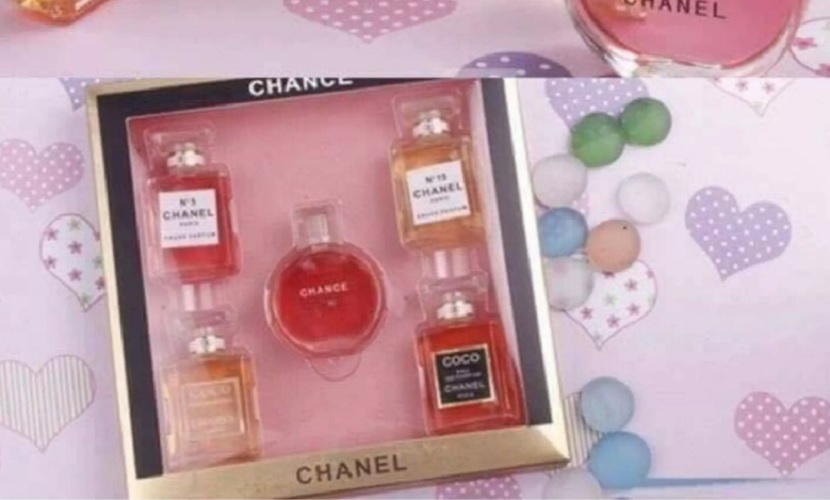 SÉT 5 CHAI NƯỚC HOA NỮ CAO CẤP