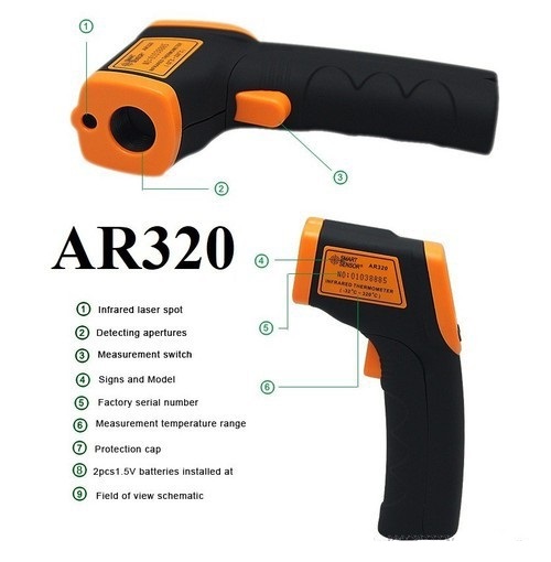 Máy đo nhiệt độ hồng ngoại từ xa AR320