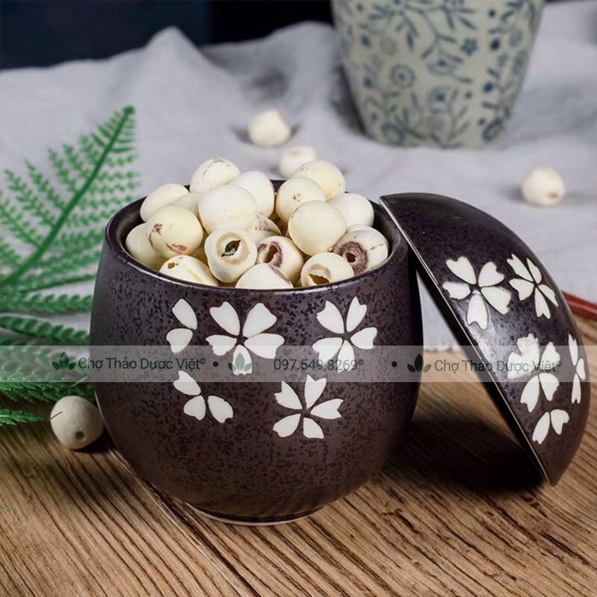 Hạt sen khô 100g, hạt sen Huế thơm bở nấu chè, hầm canh thơm ngon bổ dưỡng
