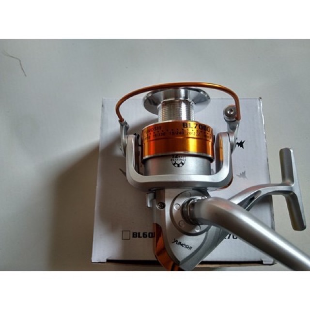 máy câu cá yumoshi BL 7000 máy cực khoẻ y hình