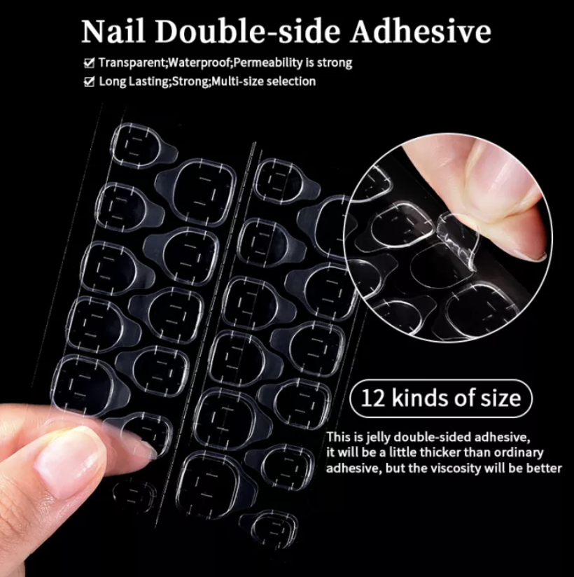 24 miếng keo silicon dán móng nailbox lẻ 1 miếng
