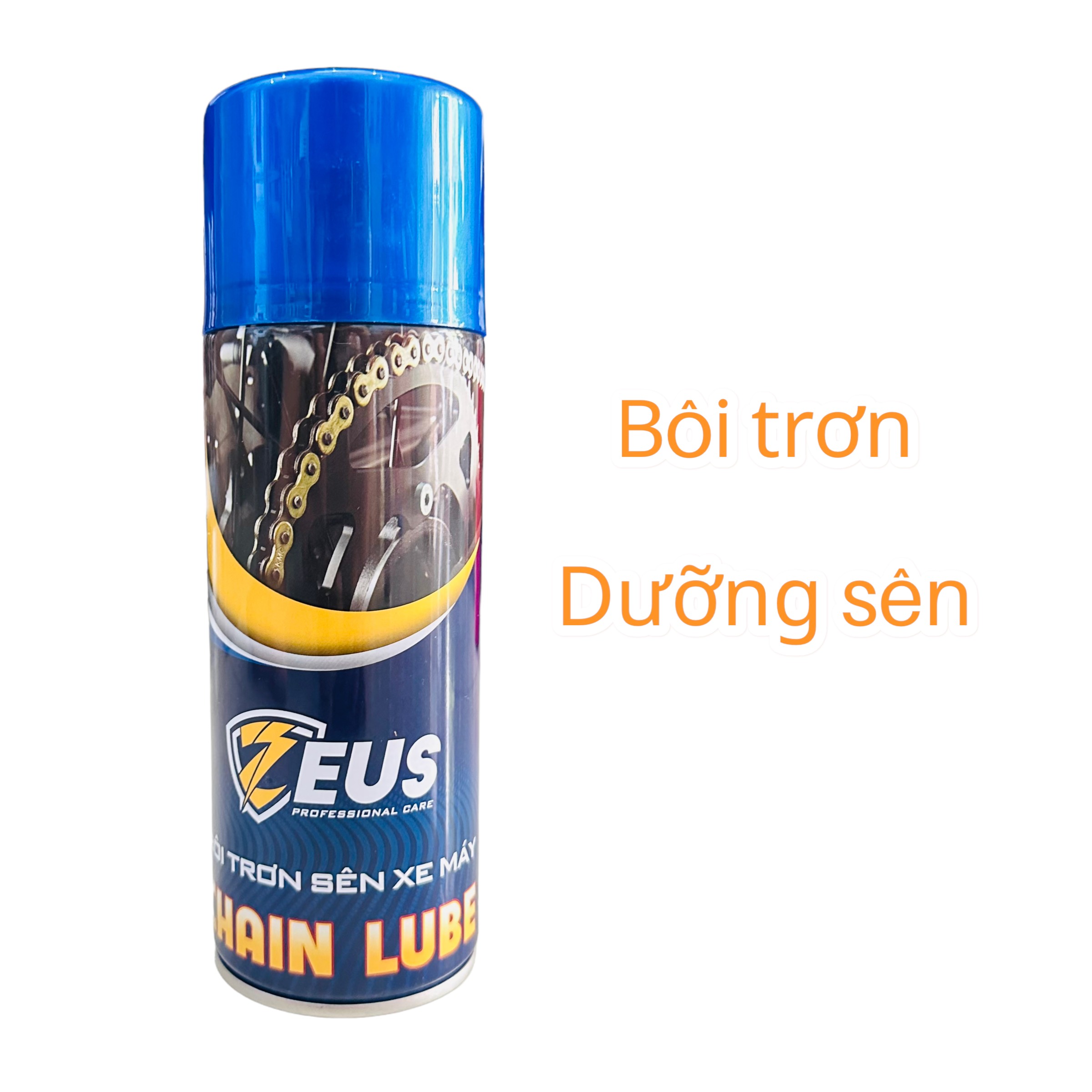 Chai xịt dưỡng sên bôi trơn xích zeus 400ml