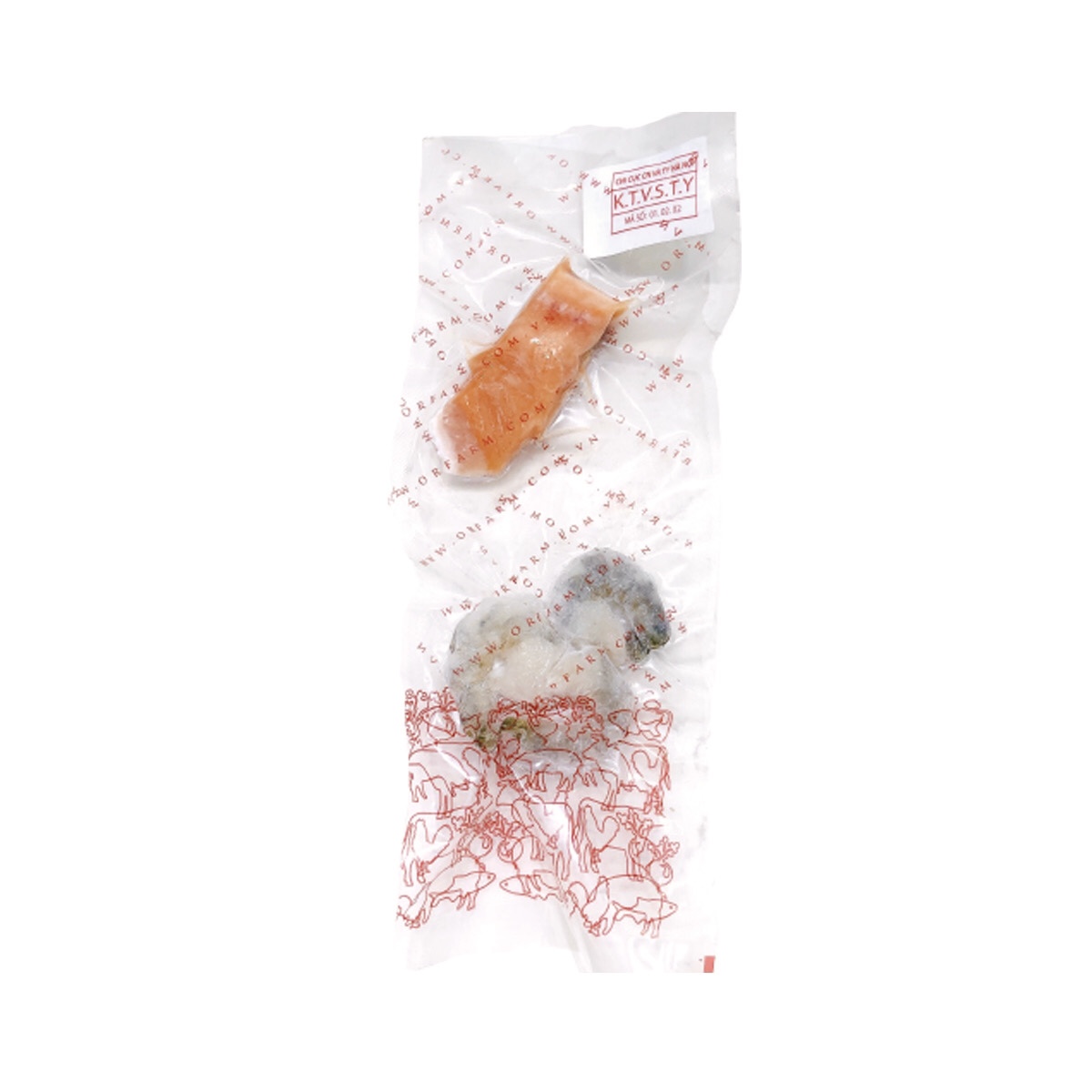 Hà Nội - Combo Baby đạm thịt 50gr cho bé ăn dặm (Cá hồi & Tôm sú) - Giao nhanh