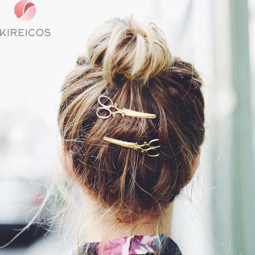Set 2 Kẹp Tóc Hình Cây Kéo Phong Cách Hàn Quốc Độc Đáo