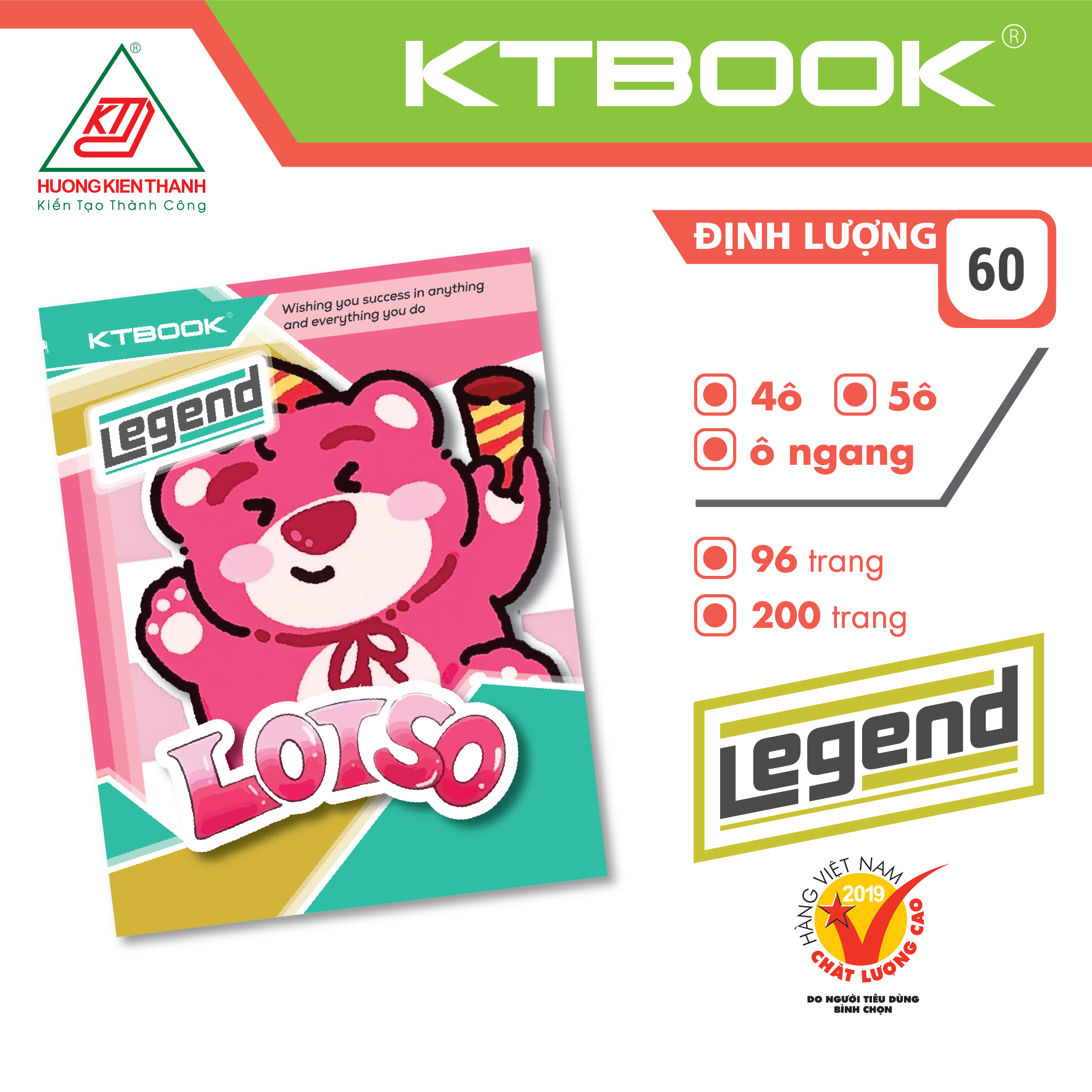 Combo 10 cuốn Tập học sinh Legend 96 trang (10 cuốn/gói)