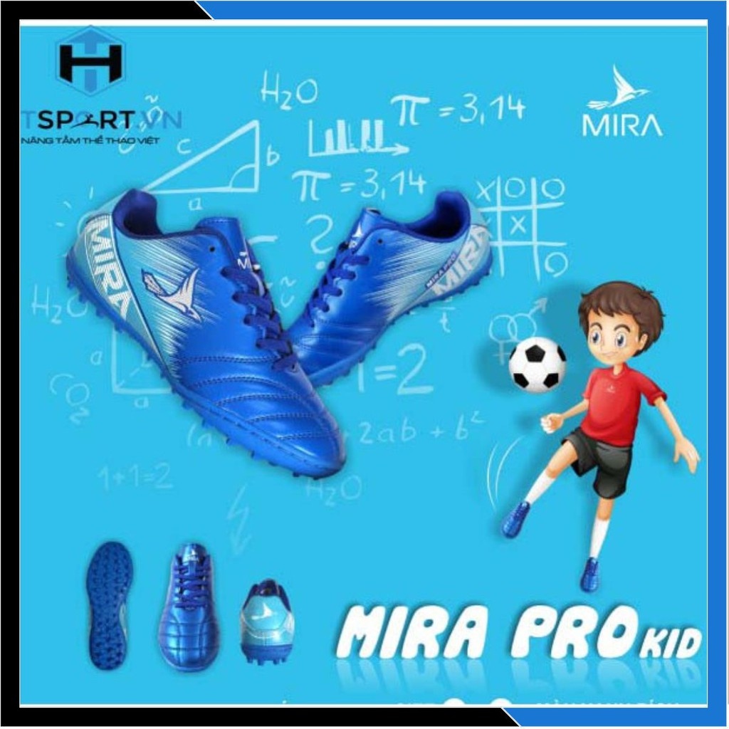 Giày bóng đá Trẻ Em Mira Pro Kid Giày đá banh sân cỏ nhân tạo chính hãng
