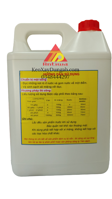 Chất Đông Cứng Nhanh, Bịt Rò Rỉ Bê Tông cal 5 LIT