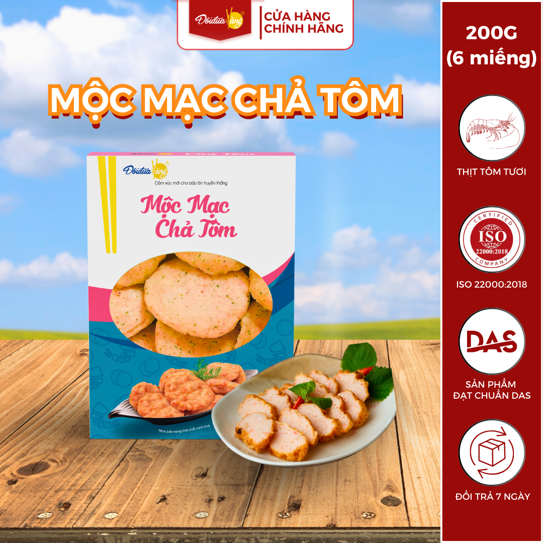 Chả Tôm Thơm Ngon 200G - Đôi đũa vàng.