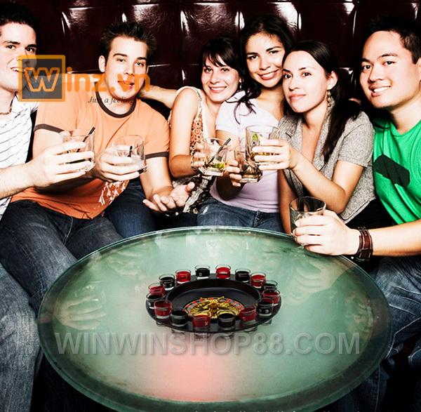 [HCM]Trò chơi Game Vòng quay may mắn (Drinking Roulette Set)