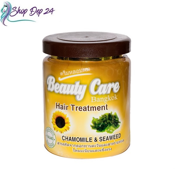 [HOA HƯỚNG DƯƠNG VÀ TẢO BIỂN] Kem ủ tóc Beauty Care 500g - Thái Lan nhập khẩu