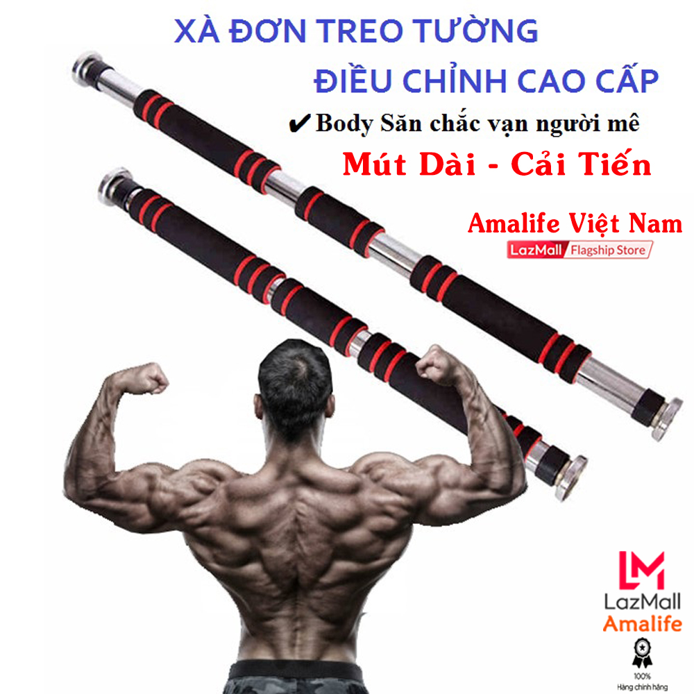 Xà Đơn Treo Tường Gắn Cửa Đa Năng Chọn Size